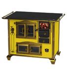 Fogao A Lenha N 2 Gab Imperador Vitreo Amarelo Com Tampa