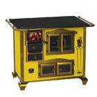 Fogao A Lenha N 2 Gab Imperador Vitreo Amarelo Com Tampa