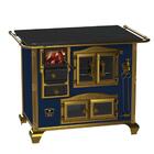 Fogao A Lenha N 2 Gab Imperador Vitreo Azul Com Tampa