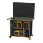 Fogao A Lenha N 2 Gab Imperador Vitreo Azul Com Tampa