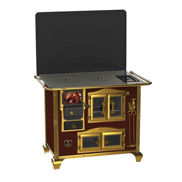 Fogao A Lenha N 2 Gab Imperador Vitreo Tabaco Com Tampa