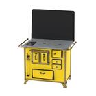 Fogao A Lenha N 2 Gab Renaissance Amarelo Com Tampa Cald Se