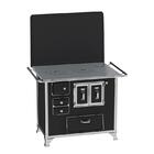 Fogao A Lenha N 2 Gab Sec Preto Com Tampa Se