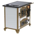 Fogao A Lenha N 2 Imperador Vitreo Premium Caldeira Branco