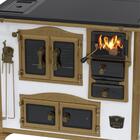 Fogao A Lenha N 2 Imperador Vitreo Premium Caldeira Branco