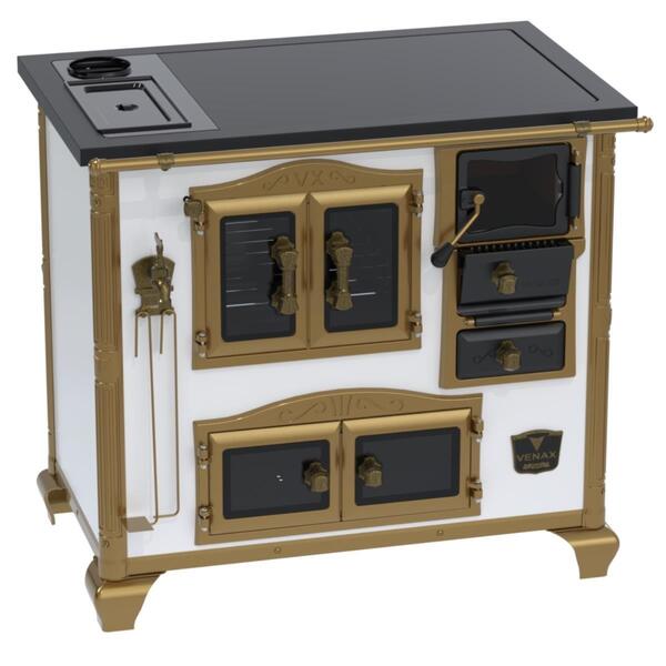 Fogao A Lenha N 2 Imperador Vitreo Premium Caldeira Branco