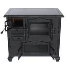 Fogão A Lenha N 2 Princess Premium Preto Onix Saida Direita