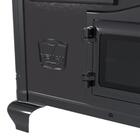 Fogão A Lenha N 2 Princess Premium Preto Onix Saida Direita