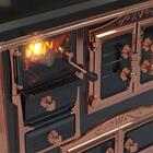 Fogao A Lenha N 2 Princess Premium Preto Rose Gold