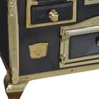 Fogao A Lenha N 2 Princess Preto Gold Com Tampa