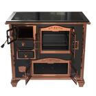 Fogao A Lenha N 2 Princess Preto Rose Gold Se Saida Esquerda