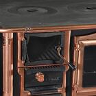 Fogão A Lenha N 2 Princess Preto Rose Gold Tampa Esquerda