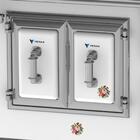 Fogão A Lenha N 2 Sec Branco Buque Sem Tampa Saida Esquerda