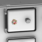 Fogão A Lenha N 2 Sec Branco Buque Sem Tampa Saida Esquerda