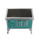 Fogao A Lenha N 2 Sec Xviii Azul Turqueza Se Saida Esquerda