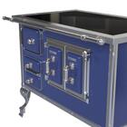 Fogao A Lenha N 2 Sec Xviii Premium Azul Sd Saida Direita