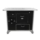 Fogão A Lenha N° 2 Clarice Gabinete Com Tampa - Preto