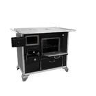 Fogão A Lenha N° 2 Clarice Gabinete Com Tampa - Preto