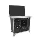 Fogão A Lenha N° 2 Clarice Gabinete Com Tampa - Preto