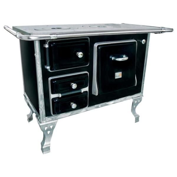 Fogão A Lenha Número 1 Sem Tampa Saída Direita Preto Petrycos