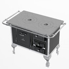 Fogão A Lenha Número 1 Sem Tampa Saída Direita Preto Petrycos