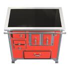 Fogão A Lenha Premium Vermelho Venax