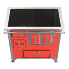 Fogão A Lenha Premium Vermelho Venax