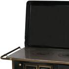 Fogão A Lenha Venâncio  Barroco Preto Gabinete Nº03 Lado Esqu