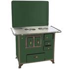 Fogão A Lenha Venâncio  Barroco Verde Gabinete Nº03 Lado Esqu