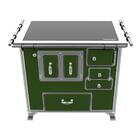 Fogão A Lenha Venâncio Tradicional Nº2 Vitrocerâmico Verde Ga