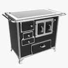 Fogão A Lenha Venâncio Vitrocerâmico N° 02 Gabinete E Porta D