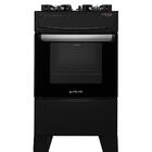 Fogão Atlas 4 Bocas Preto Acendimento Automático Bivolt