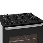 Fogão Best Grill Suggar Prata 5 Bocas Forno 90l Vidro Tempera