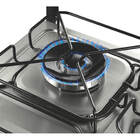 Fogão Brastemp 4 Bocas Embutir Cor Inox Com Dupla Chama E Gri