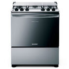 Fogão Brastemp 5 Bocas Cor Inox Com Botões Removíveis E Exclu