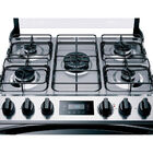 Fogão Brastemp 5 Bocas Cor Inox Com Turbo Chama E Touch Timer