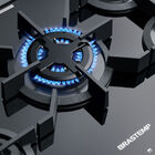 Fogão Brastemp 5 Bocas Preto Com Duplo Forno  Mesa De Vidro E