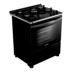 Fogão Brastemp 5 Bocas Preto Com Mesa De Vidro  Função Air Fr