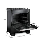 Fogão Com Timer 5 Bocas Decorato Vetro G3 Mueller Bivolt Pret