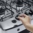 Fogão Consul 6 Bocas Branco Com Botões Removíveis E Vidro Int