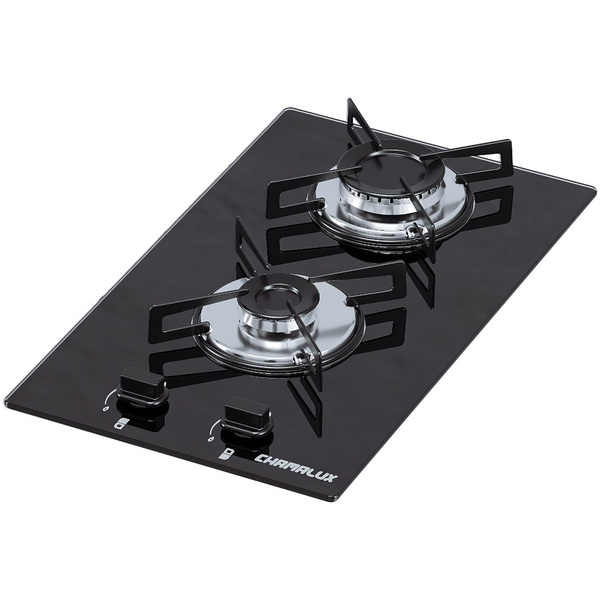 Fogão Cooktop 2 Bocas Ultra Chama Bivolt Chamalux Bivolt