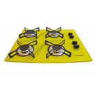 Fogão Cooktop 4 Bocas A Gás Safanelli Lines Fca401 Bivolt