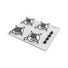 Fogão Cooktop 4 Bocas Chamalux Gás Natural Branco