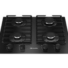 Fogão Cooktop 4 Bocas Mcg4bm Grade Dupla Mesa De Vidro Muelle