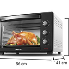 Fogão Cooktop 4 Bocas Preto + Forno De Eletrico 48 Litros 127v