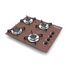 Fogão Cooktop 4 Bocas Ultra Chama Bivolt Chamalux - Marrom