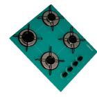 Fogão Cooktop 4 Bocas Verde Água