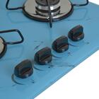 Fogão Cooktop 4bocas Ultra Chama 127/220v Marmo Azul