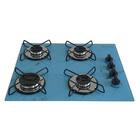 Fogão Cooktop 4bocas Ultra Chama 127/220v Marmo Azul