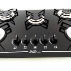Fogão Cooktop 5 Bocas A Gás D&d Metal Preto Bivolt